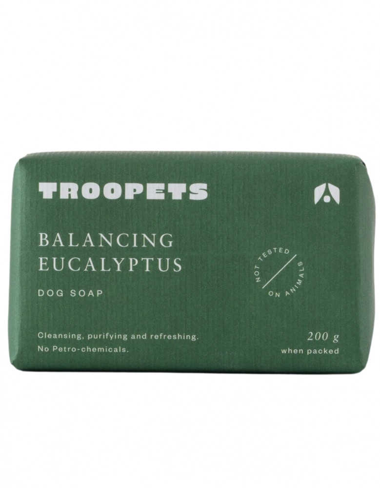 Troopets Balancing Eucalyptus Bar Soap For Dogs 200g