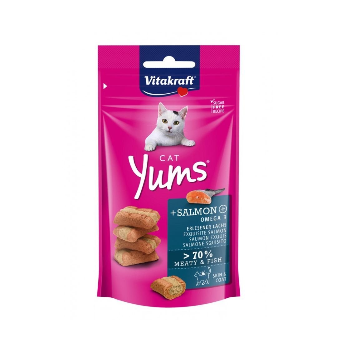 Vitakraft Cat 40g Yums Salmon Cat Treats