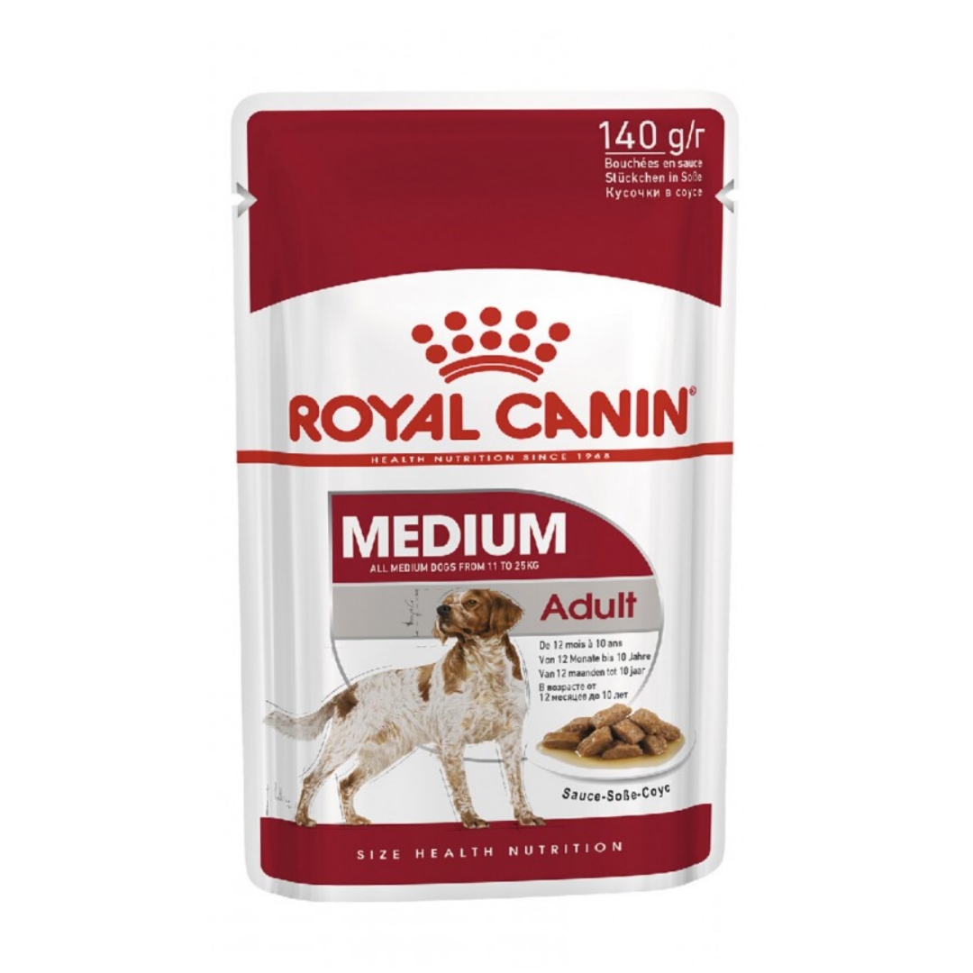 Royal Canin Dog Pouch 140g Medium Adult Wet Dog Food