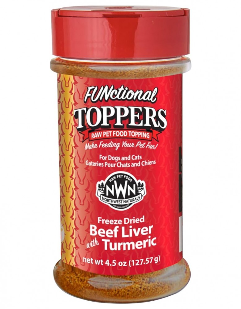 Northwest Naturals Beef Liver With Turmeric Powder Topper For Dogs & Cats 5.5oz