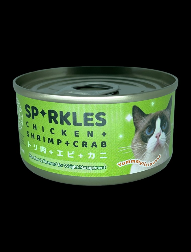 Sparkles Chicken & Shrimp & Crab Canned Wet Cat Food 70g