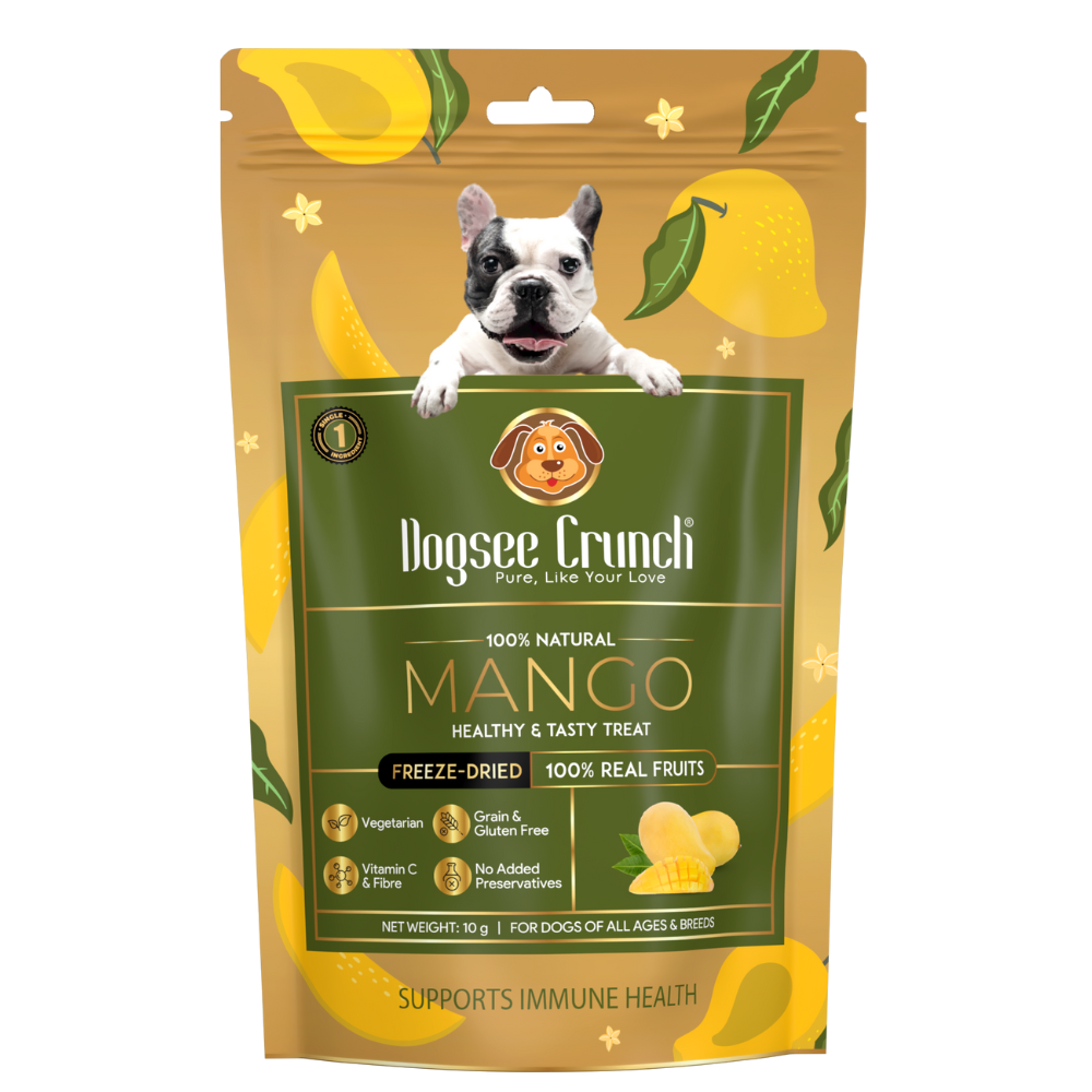 Dogsee Crunch Freeze Dried Mango 10g Dog Treats