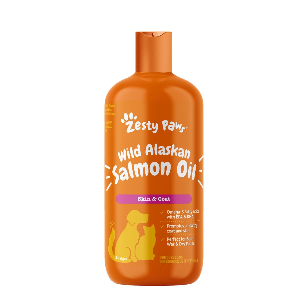 Zesty Paws 946ml Wild Alaskan Salmon Oil For Dog & Cat