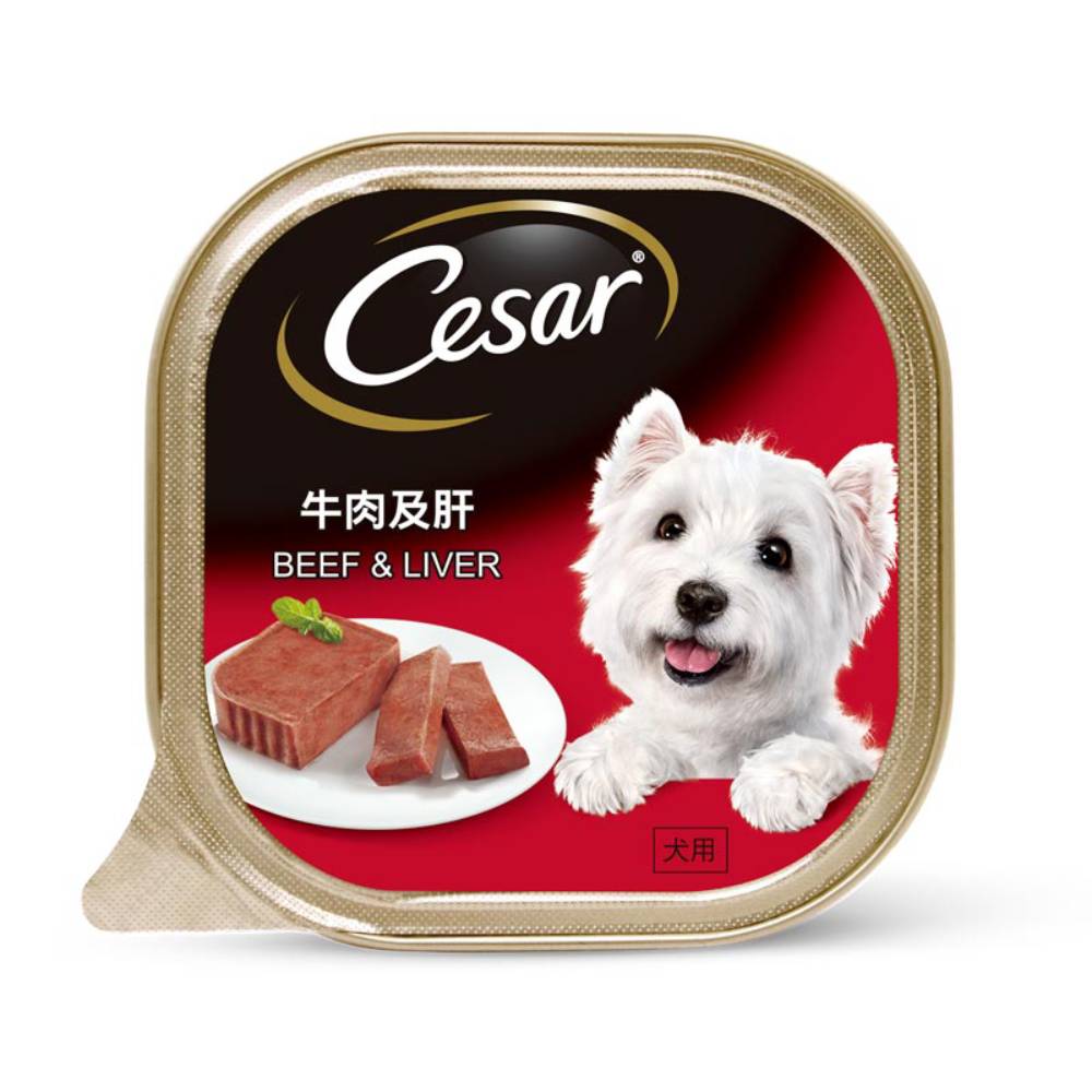 Cesar Dog 100g Beef & Liver Wet Dog Food