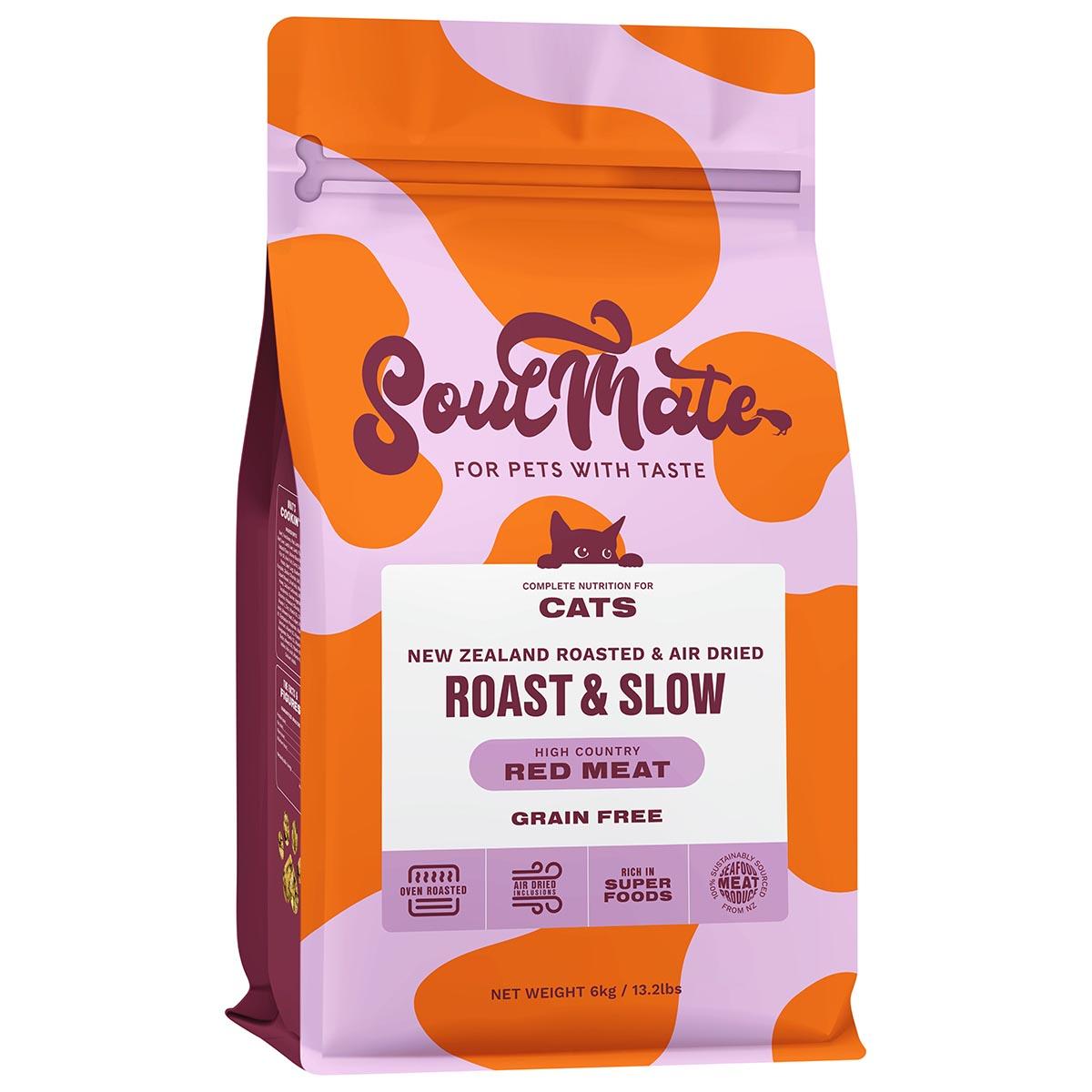 Soulmate Cat 6kg Roast & Slow High Country Red Meat Baked And Air Dried Cat Food