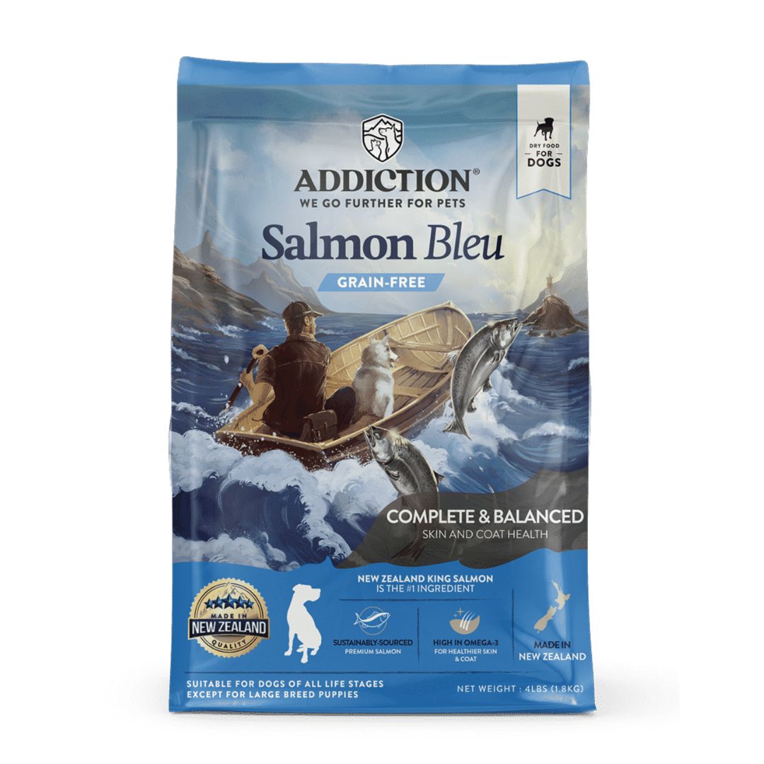 Addiction Dog 1.8kg Grain Free Salmon Bleu Dry Dog Food