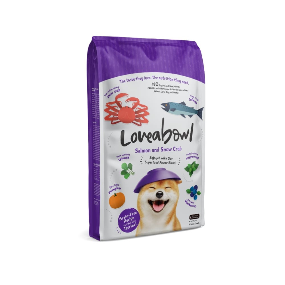 Loveabowl Dog 10kg Salmon With Snow Crab Dry Dog Food