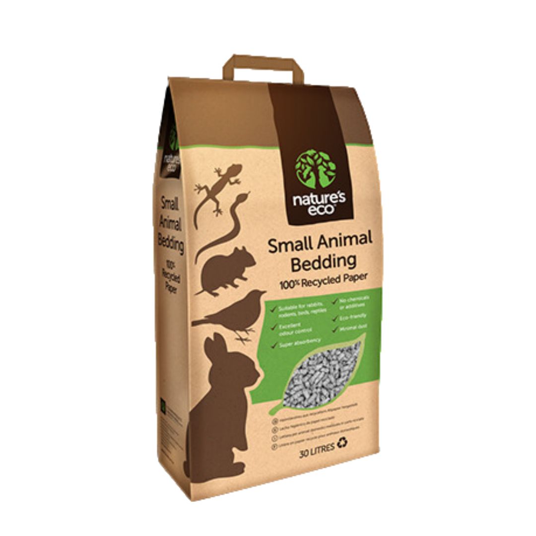 Nature's Eco Small Animal 30l 100% Recycled Paper Small Animal Bedding