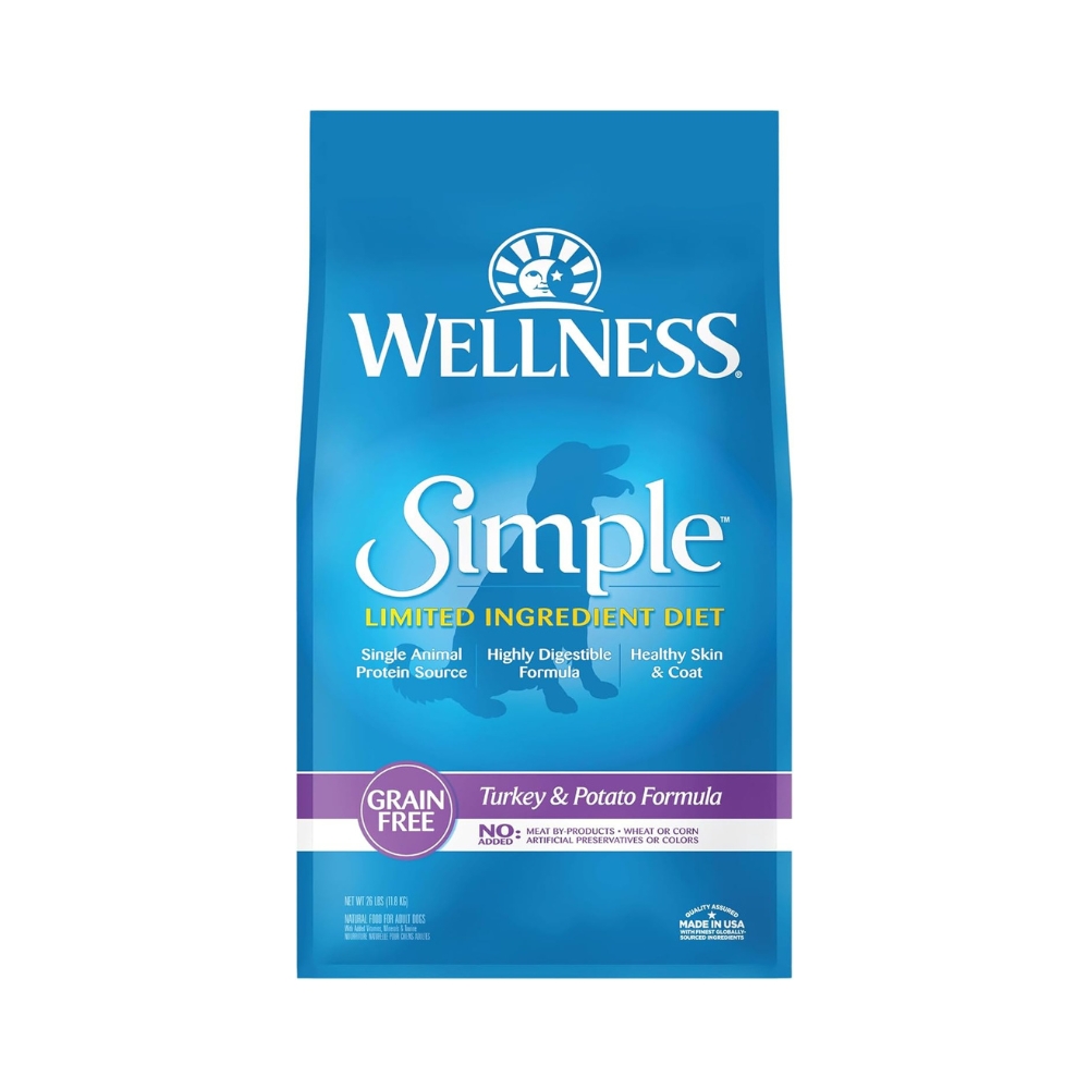 Wellness Dog 11.8kg (26lb) Simple Turkey & Potato Formula Dry Dog Food