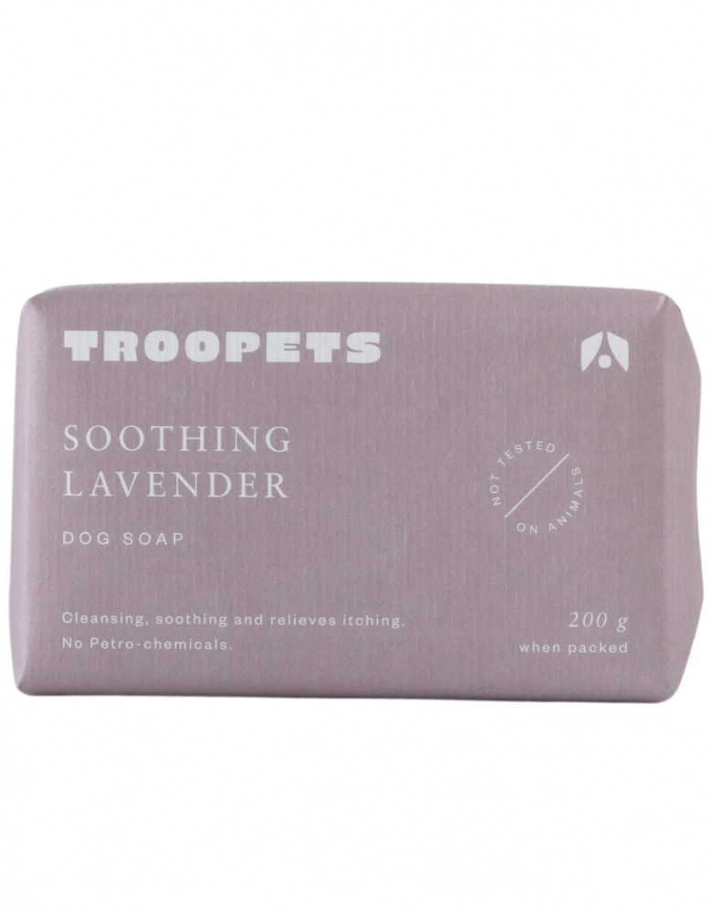 Troopets Soothing Lavander Bar Soap For Dogs 200g