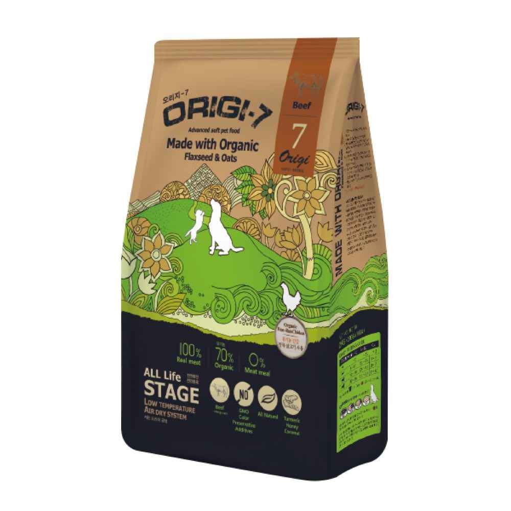 Bowwow Origi-7 Dog 2kg Beef Soft Dry Dog Food