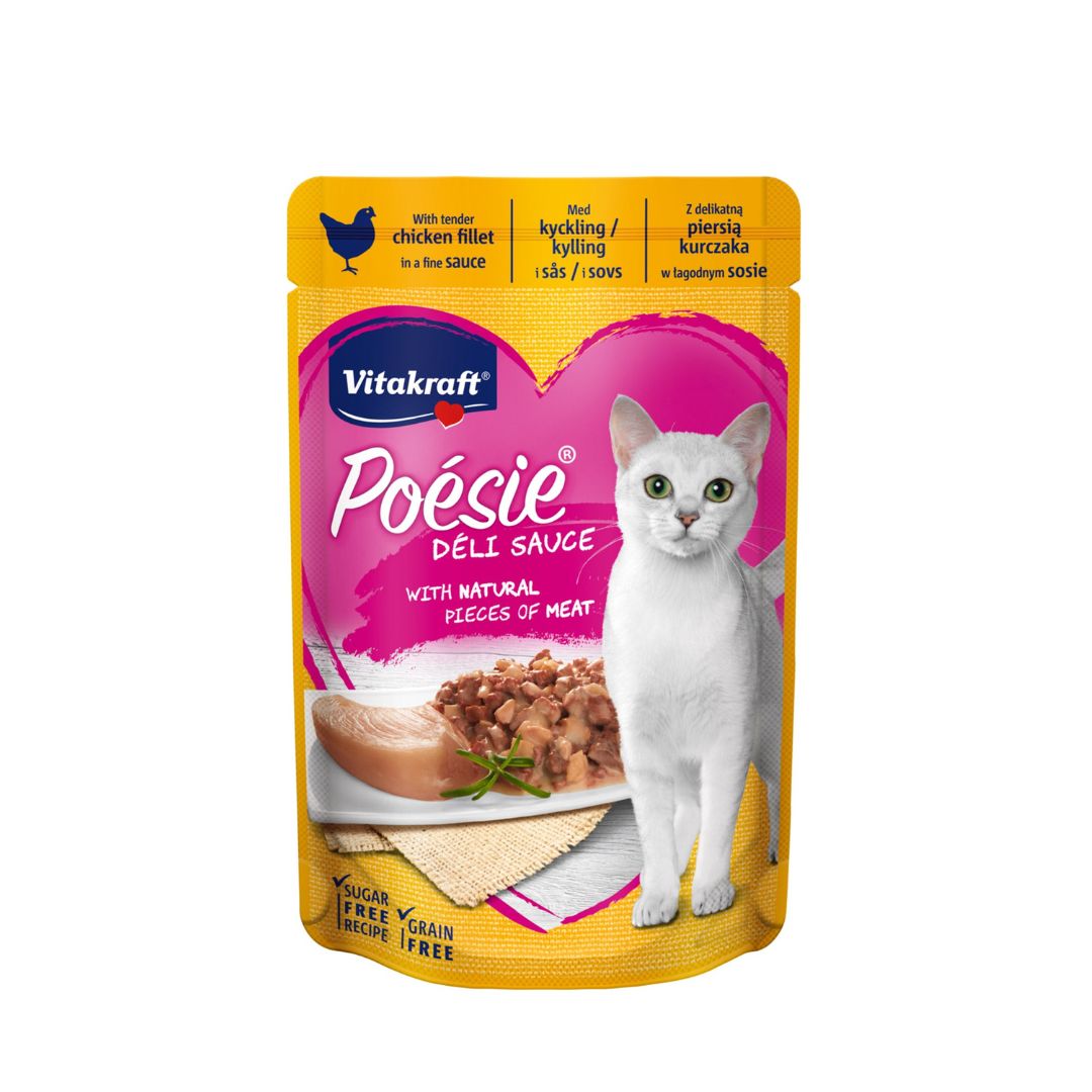 Vitakraft Cat 85g Poesie Deli Sauce Chicken Fillet Wet Cat Pouch Singapore s Pet Store Perromart SG PerroMart SG