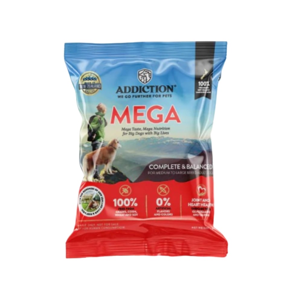 Addiction Dog 60g Mega Adult Large Breed Dry Dog Food (sample)