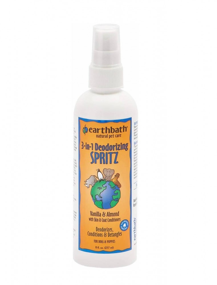 Earthbath Vanilla Almond 3 In 1 Deodorising Spritz For Dogs 237ml