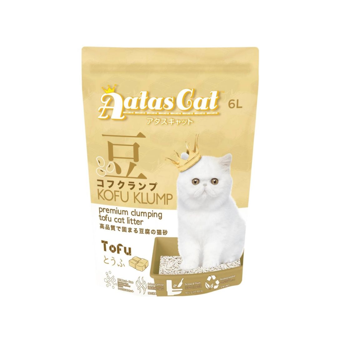 Aatas Cat Kofu Klump Tofu Cat Litter Tofu 6l