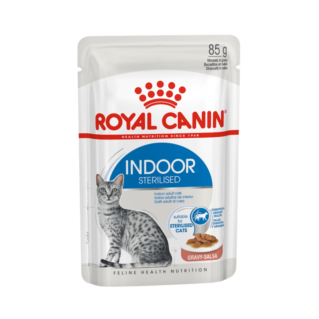 Royal Canin Cat 85g Indoor Sterilised Gravy Wet Cat Food