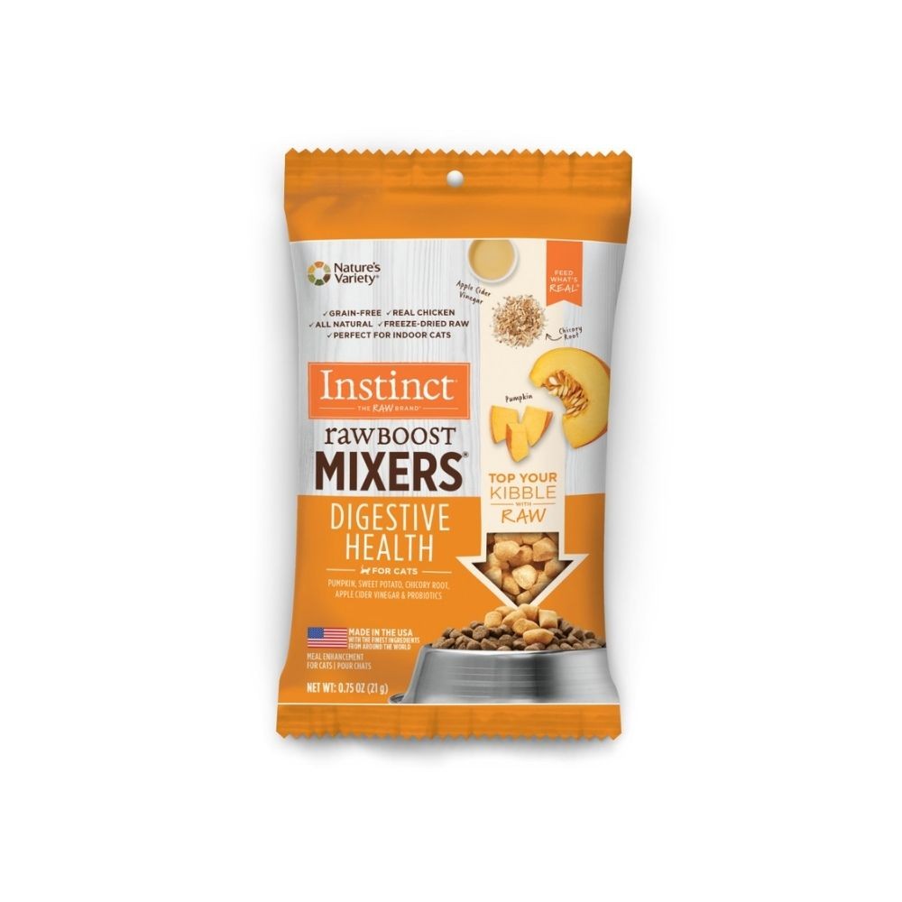 Instinct Cat 0.75oz Raw Boost Mixers Freeze Dried Digestive Health Cat Food Topper