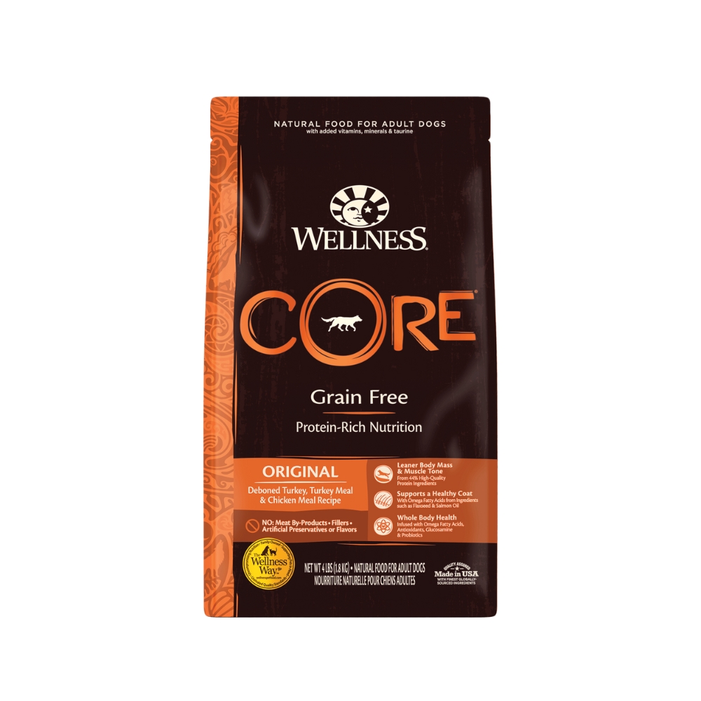 Wellness Core Dog 1.8kg (4lb) Original Grain Free Dry Dog Food