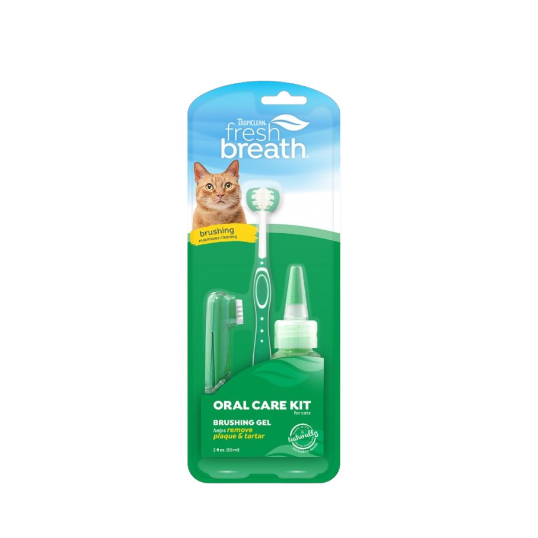 Tropiclean Fresh Breath Cat Oral Care Kit 59ml
