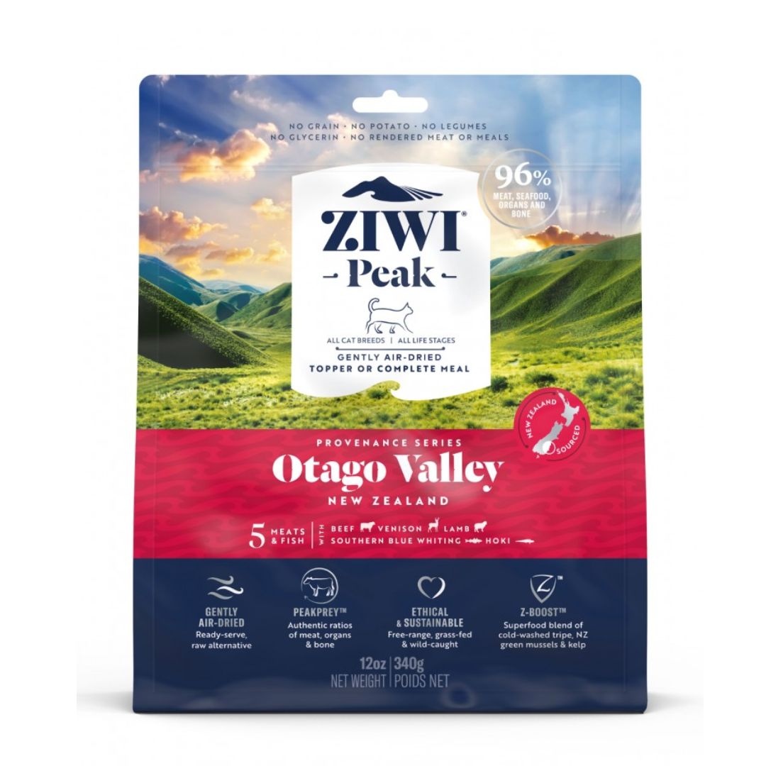 Ziwipeak Cat Provenance Series 340g Otago Valley Air Dried Dry Cat