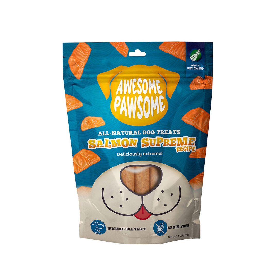 Awesome Pawsome 85g Grain Free Salmon Supreme Recipe Dog Treat