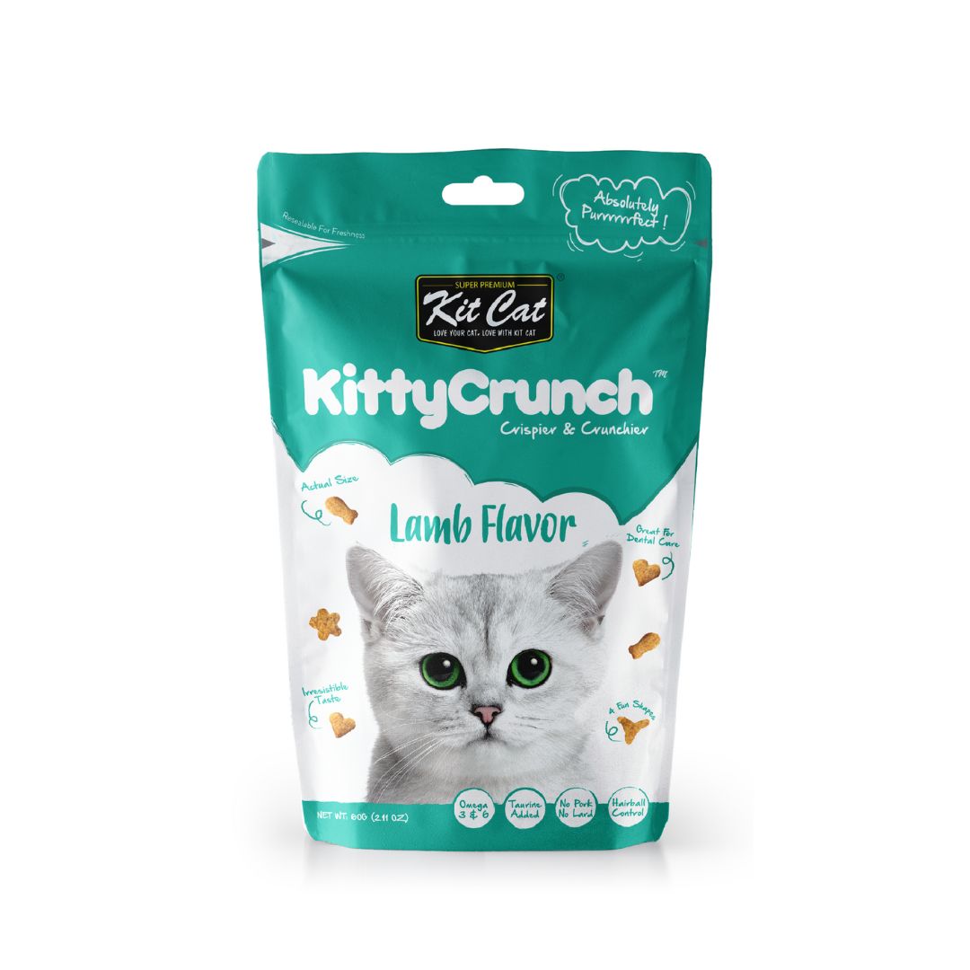 Kit Cat 60g Kitty Crunch Lamb Flavour Cat Treat