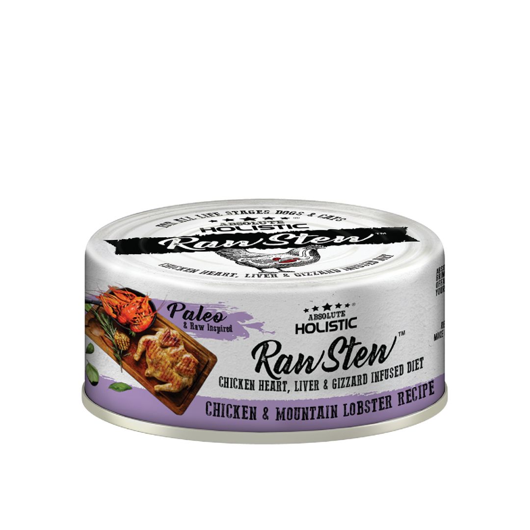 Absolute Holistic Rawstew 80g Chicken & Lobster Wet Food For Cats And Dogs