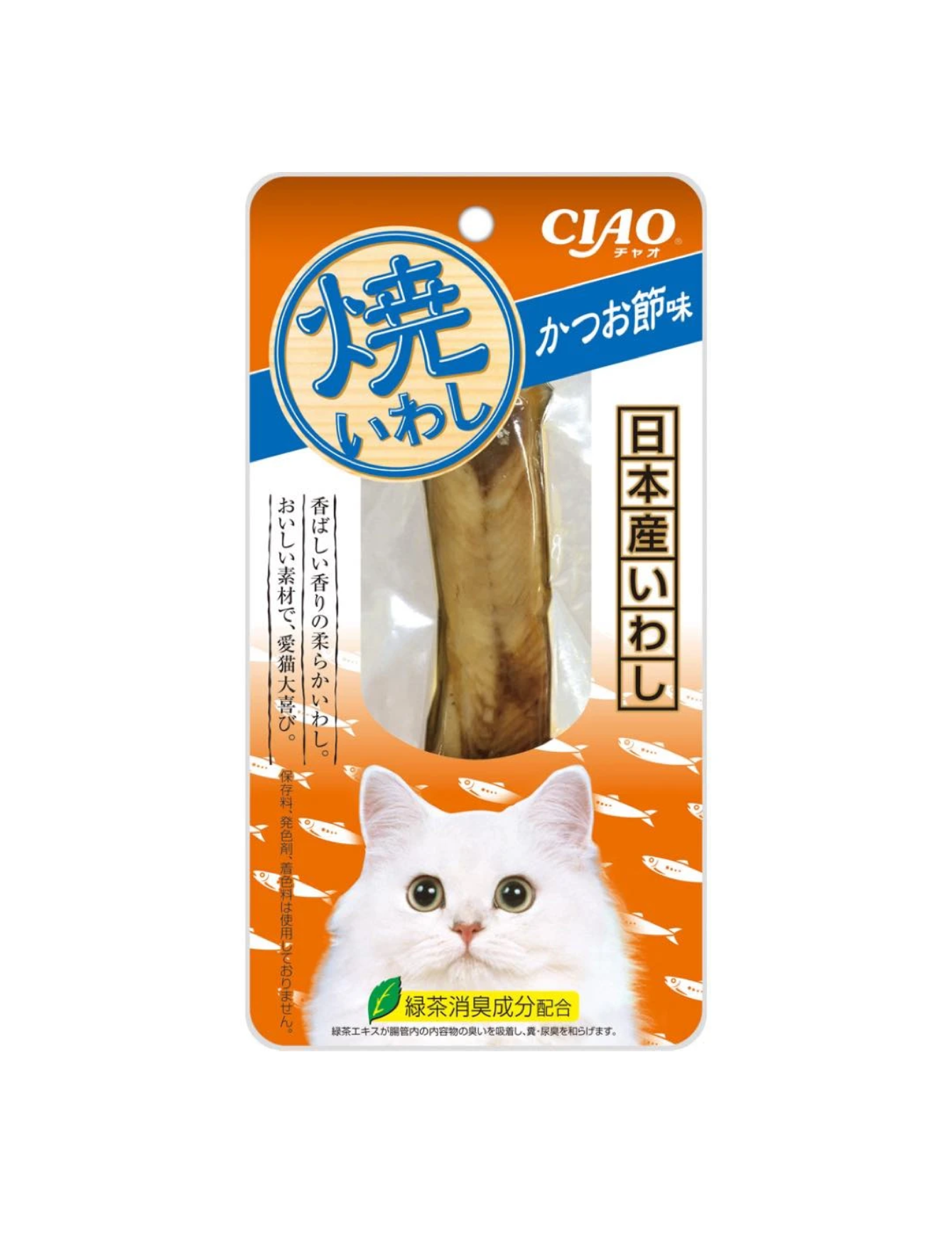 Ciao Grilled 25g Iwashi Bonito Flavor Cat Treat