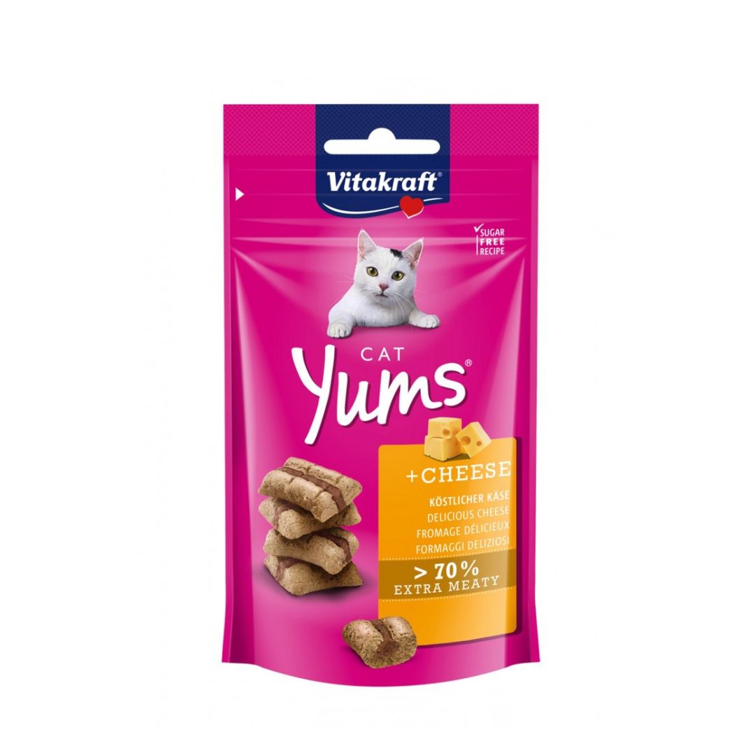 Vitakraft Cat 40g Yums Cheese Cat Treats