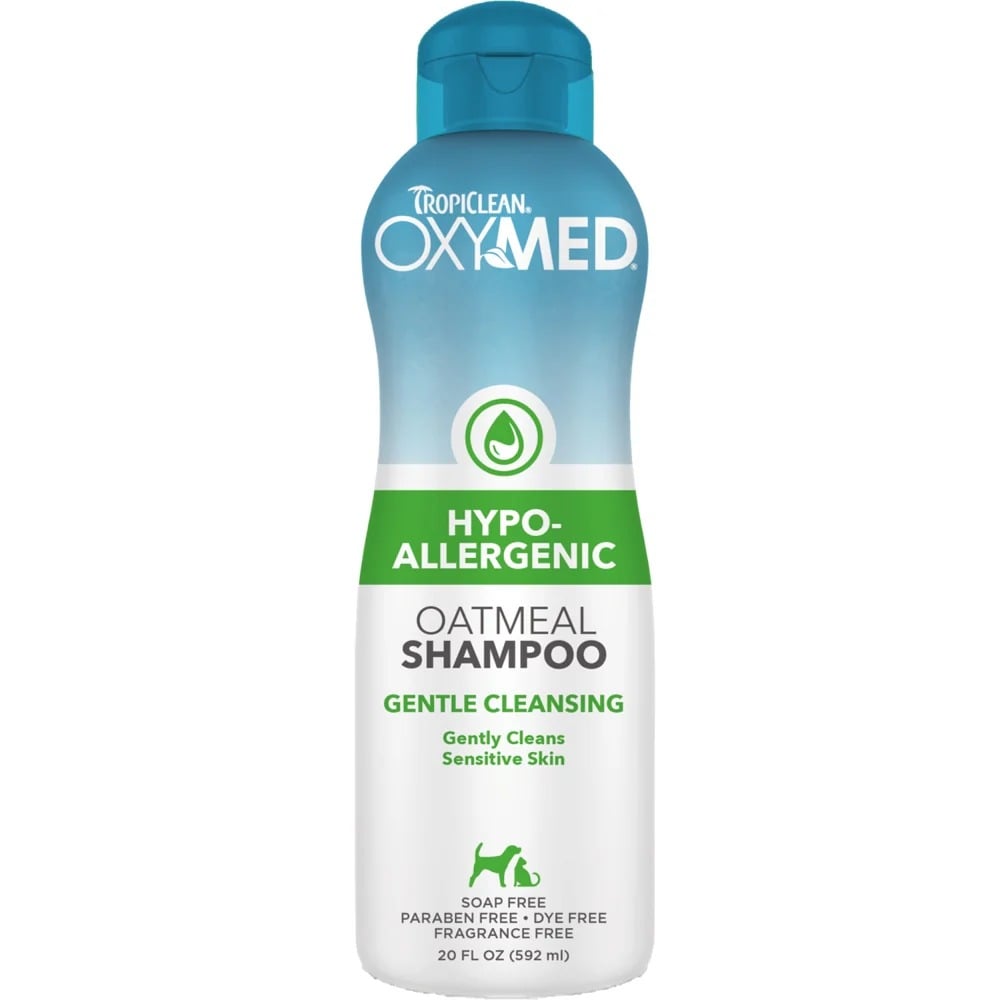 Tropiclean Oxymed 20oz (592ml) Hypoallergenic Shampoo For Dogs & Cats