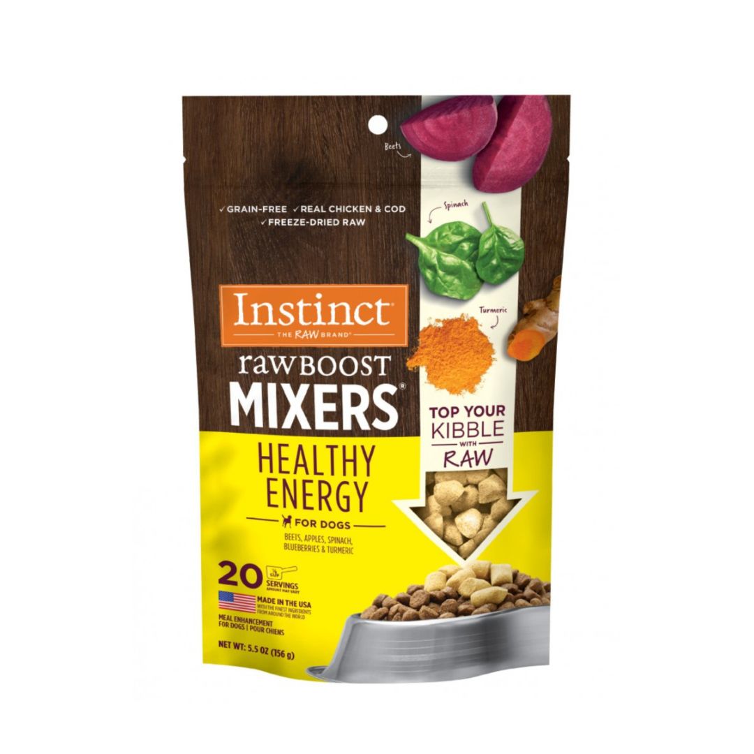 (exp: Dec'24) Instinct Dog 5.5oz Raw Boost Mixers Freeze Dried Healthy Energy Dog Food Topper