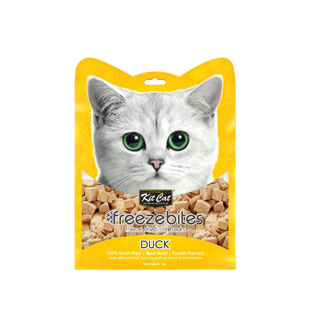 Kit Cat Freeze Bites Duck 15g Freeze Dried Cat Treat
