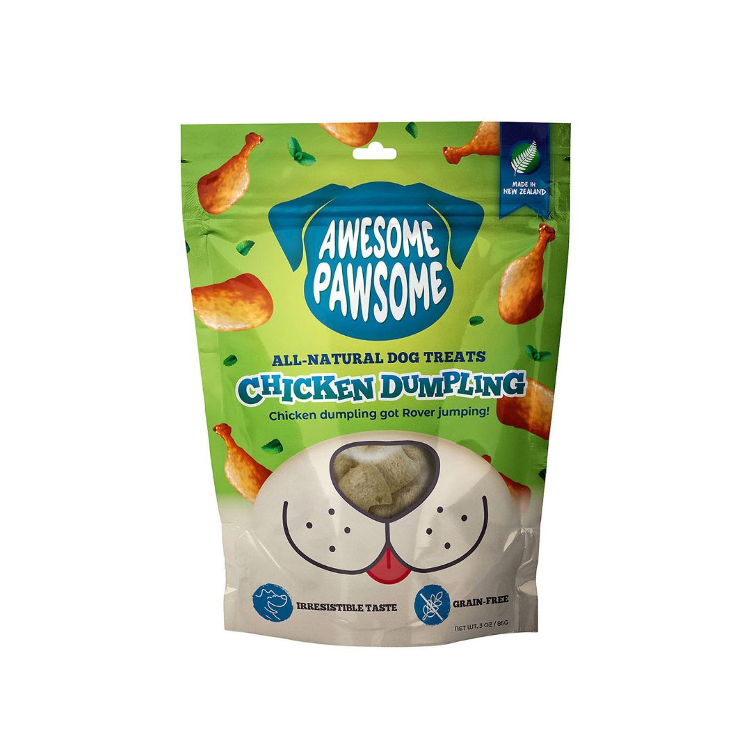 Awesome Pawsome 85g Grain Free Chicken Dumpling Dog Treat