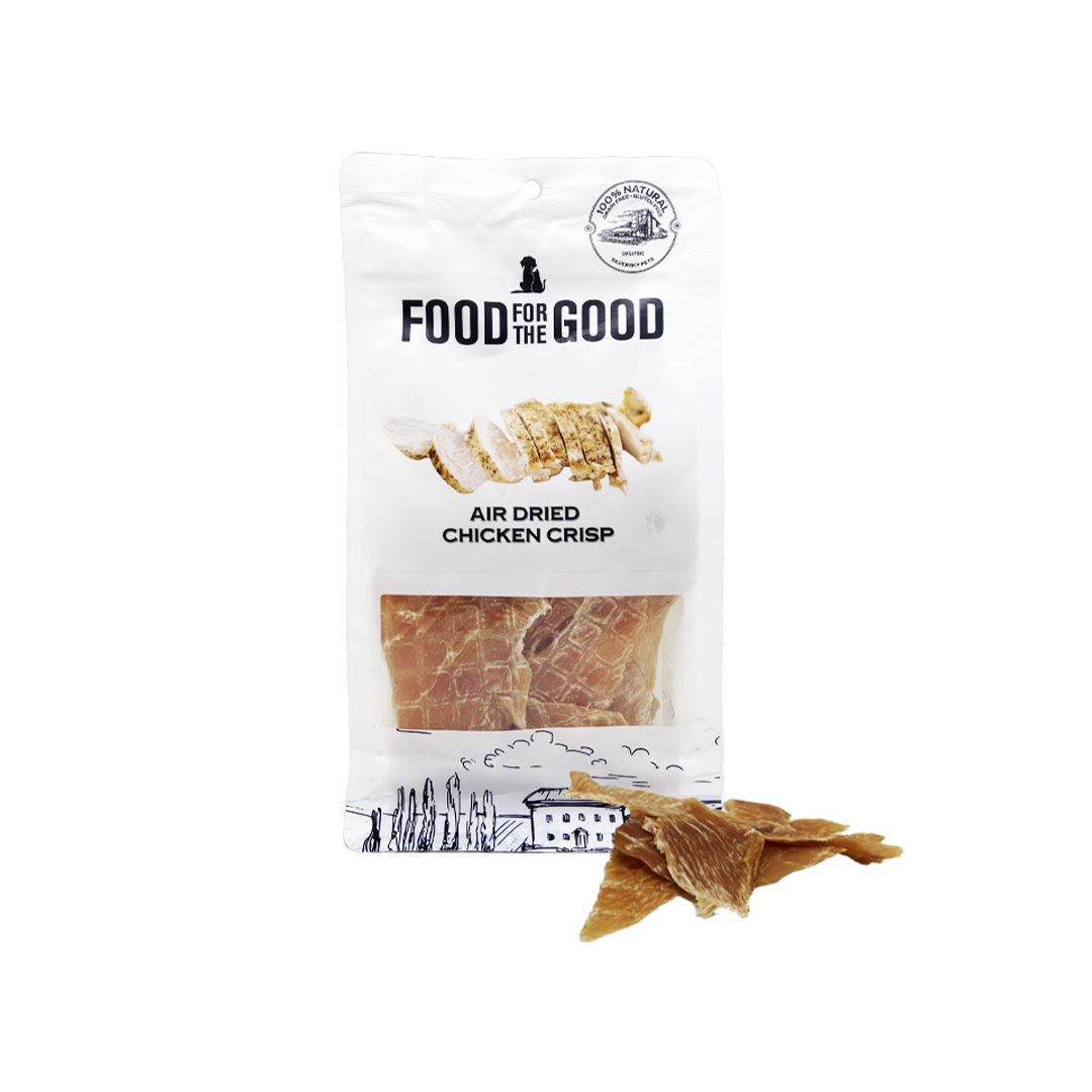Food For The Good Air Dried Chicken Crisp Dog Cat Treats 100g Singapore s Pet Store Perromart SG PerroMart SG