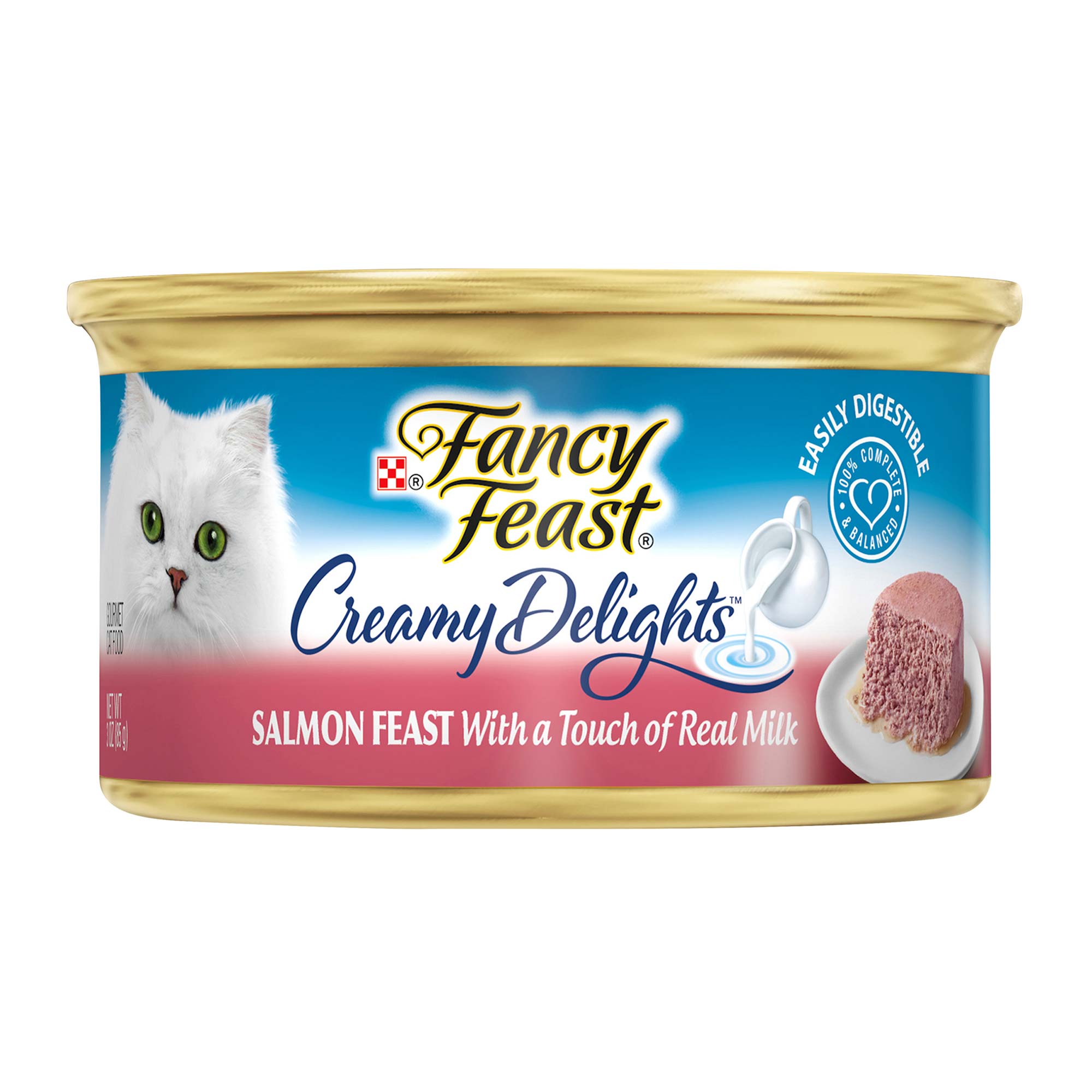 Fancy Feast Cat 85g Creamy Delights Salmon Wet Cat Food