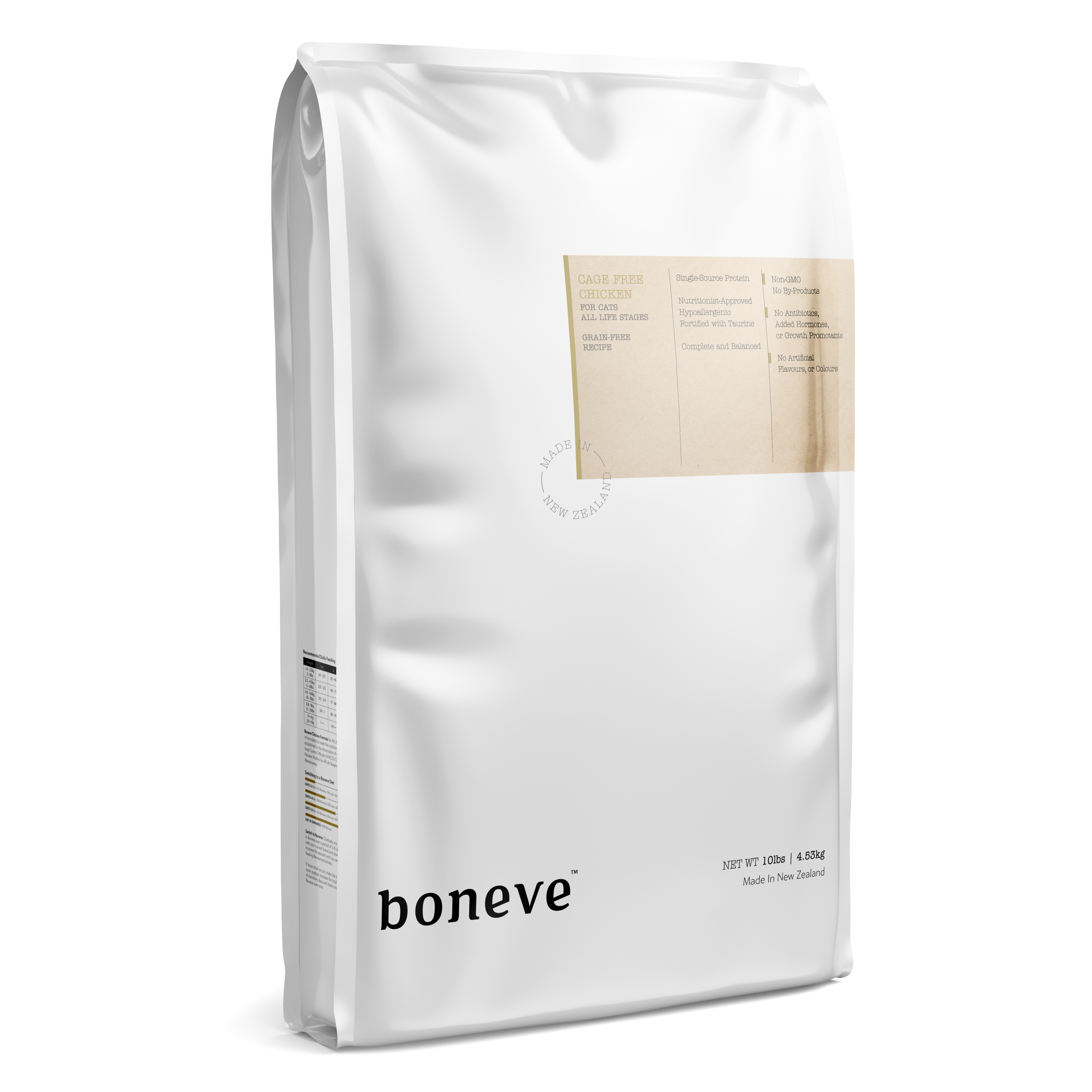 Boneve Earthmade Cat 10lbs (4.53kg) Cage Free Chicken Grain Free Dry Cat Food