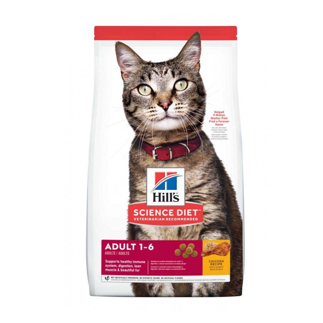 Hill's Science Diet Feline Adult Chicken Recipe 10kg Dry Cat Food