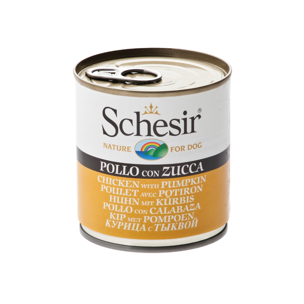 Schesir Dog 285g Chicken With Pumpkin Wet Dog Food