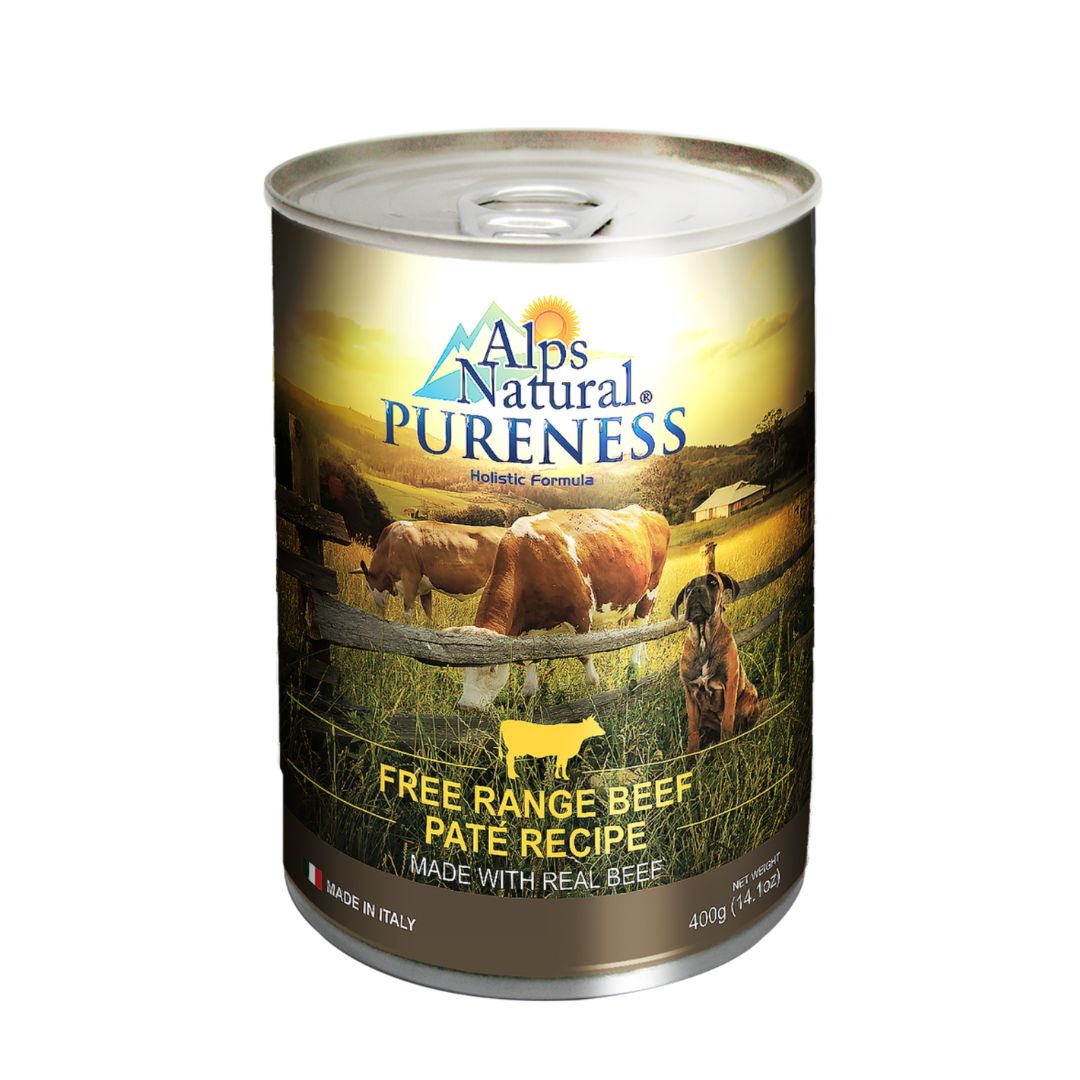 Alps Natural Classic 400g Free Range Beef Wet Dog Food