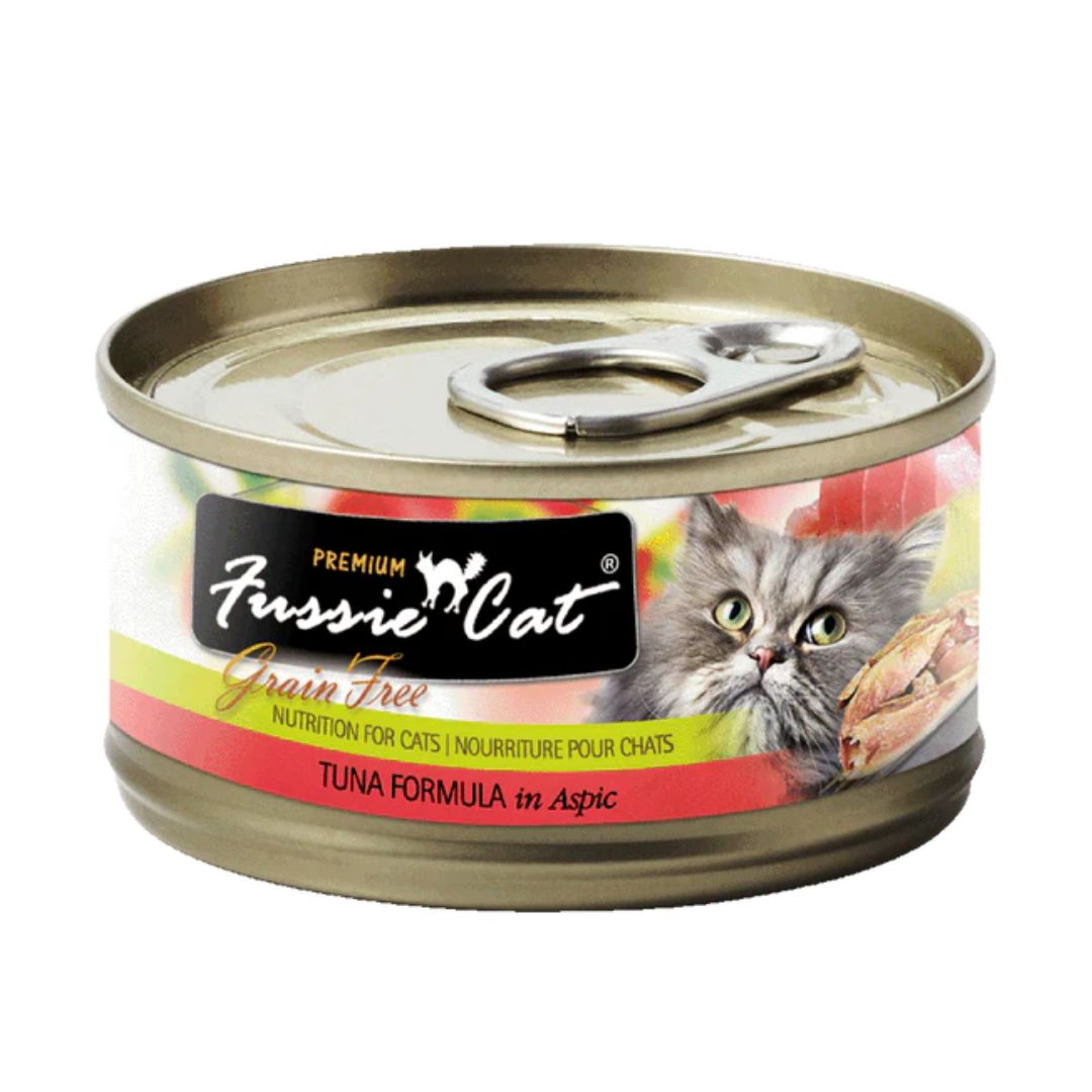 Fussie Cat Black Label 80g Tuna Wet Cat Food In Aspic