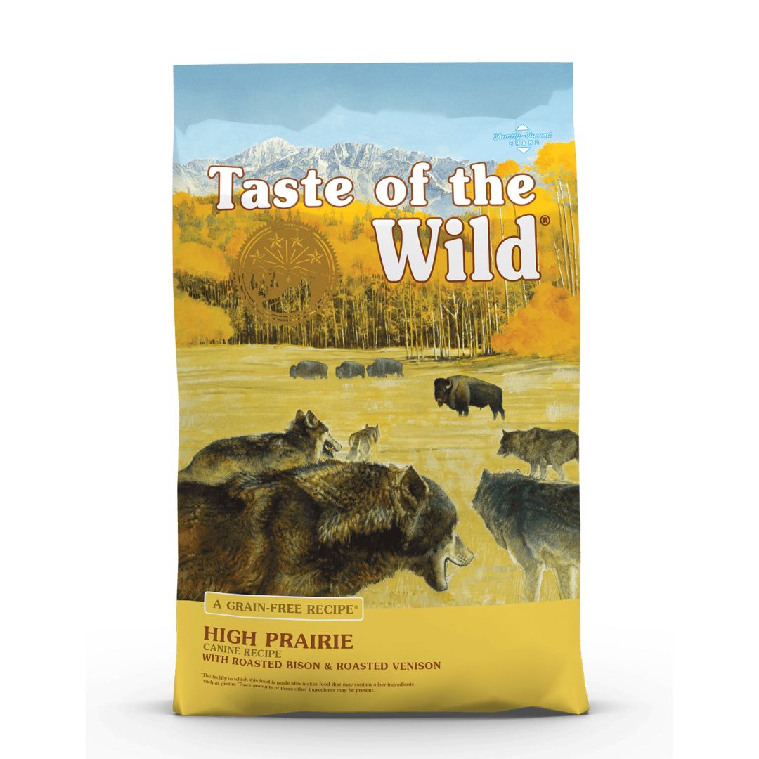 Taste Of The Wild Dog High Prairie Recipe With Roasted Bison & Roasted Venison Canine Dry Dog Food