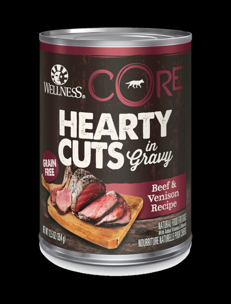 Wellness Core Hearty Cuts In Gravy Beef & Venison Wet Dog Food 354g