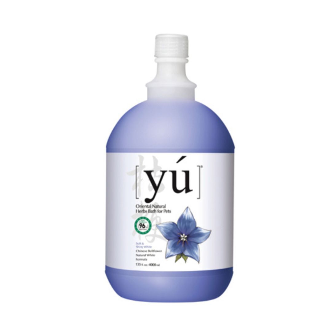 Yu 4l Chinese Bellflower Natural White Formula Pet Shampoo