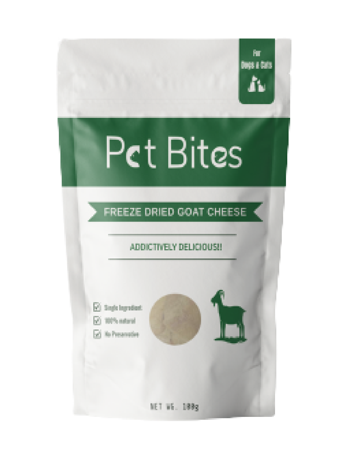 Pet Bites Freeze Dried Goat Cheese 100g