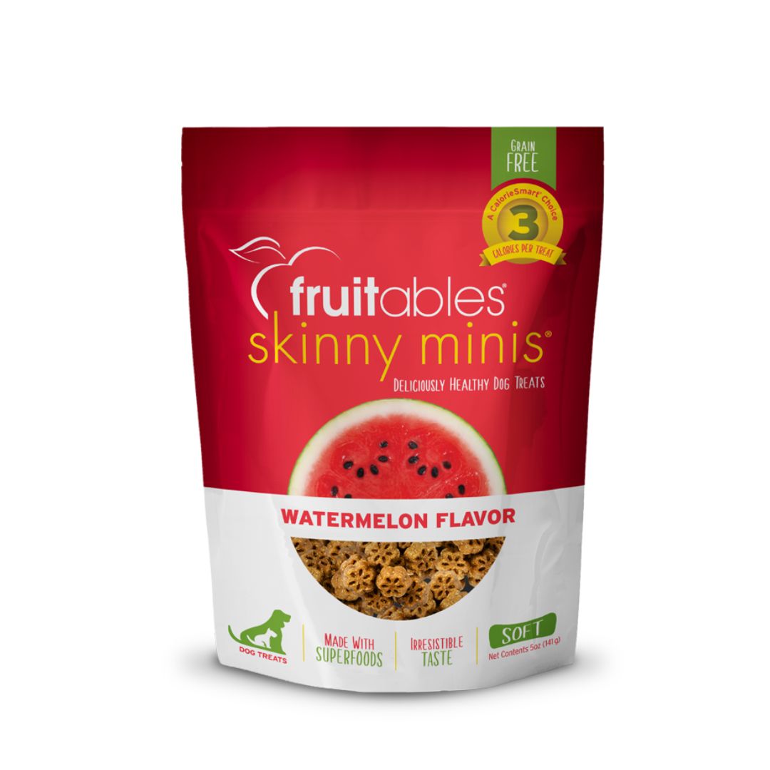 Fruitables Dog 5oz Skinny Minis In Watermelon Dog Treats