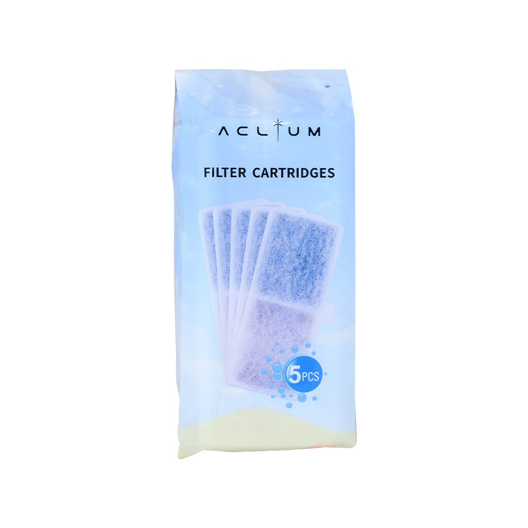 Aclium Filter Cartridge For Water Fountain (5 Pieces) For Cats