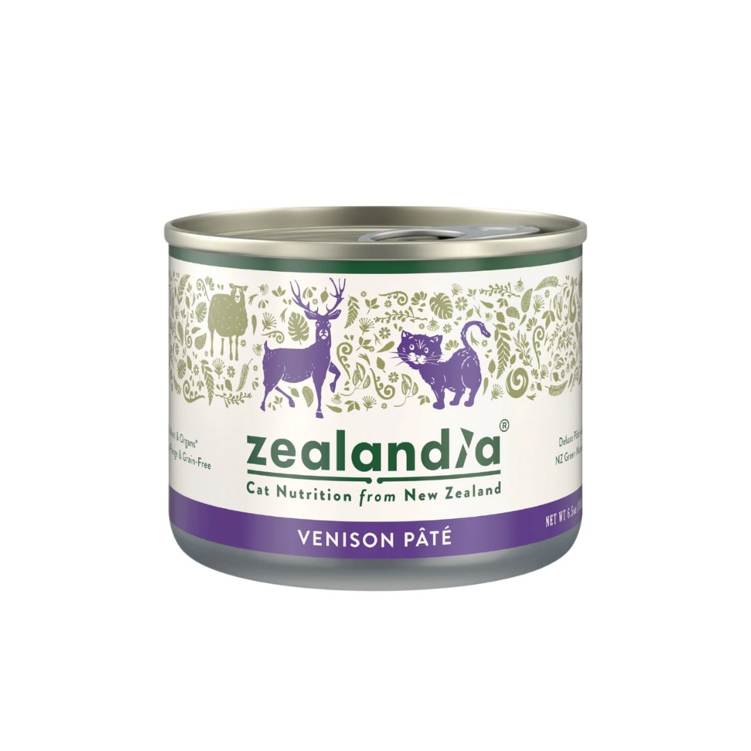 Zealandia Cat 185g Venison Pate Wet Cat Food