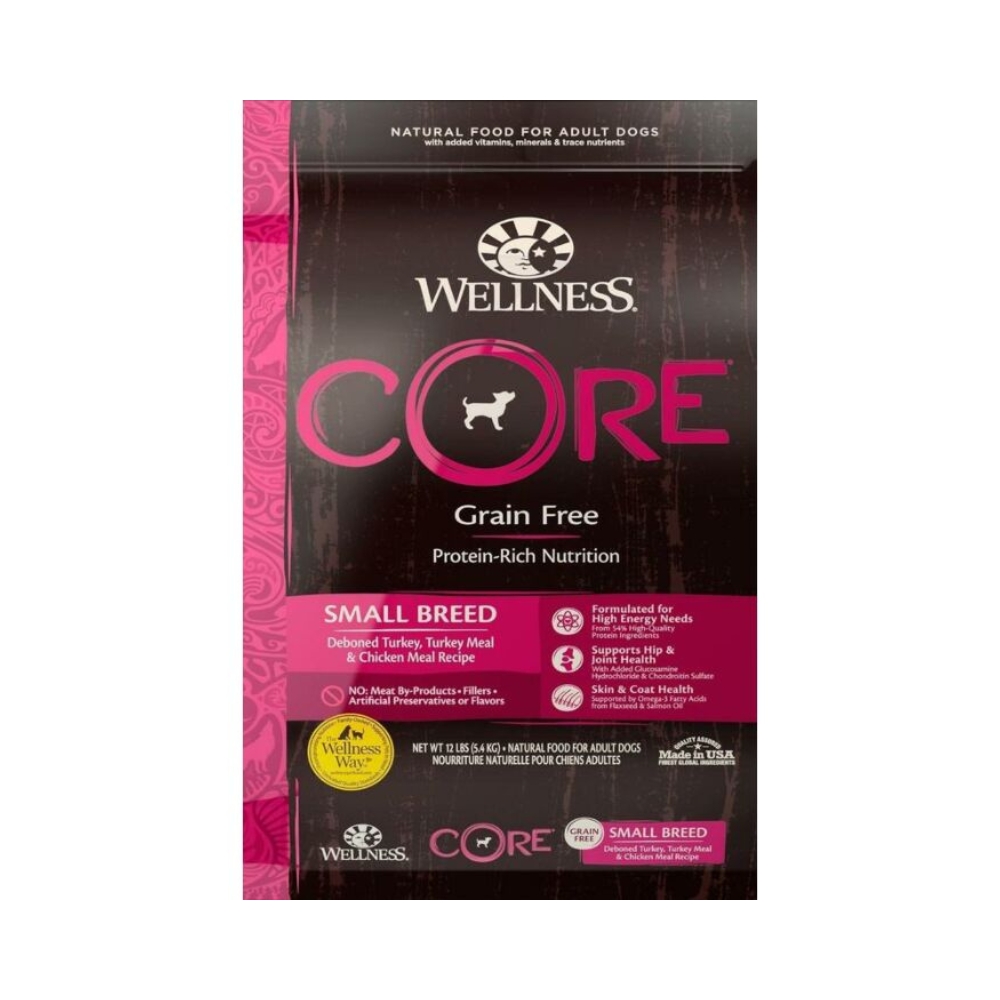Wellness Core Dog 5.4kg (12lb) Small Breed (original) Grain Free Dog Food