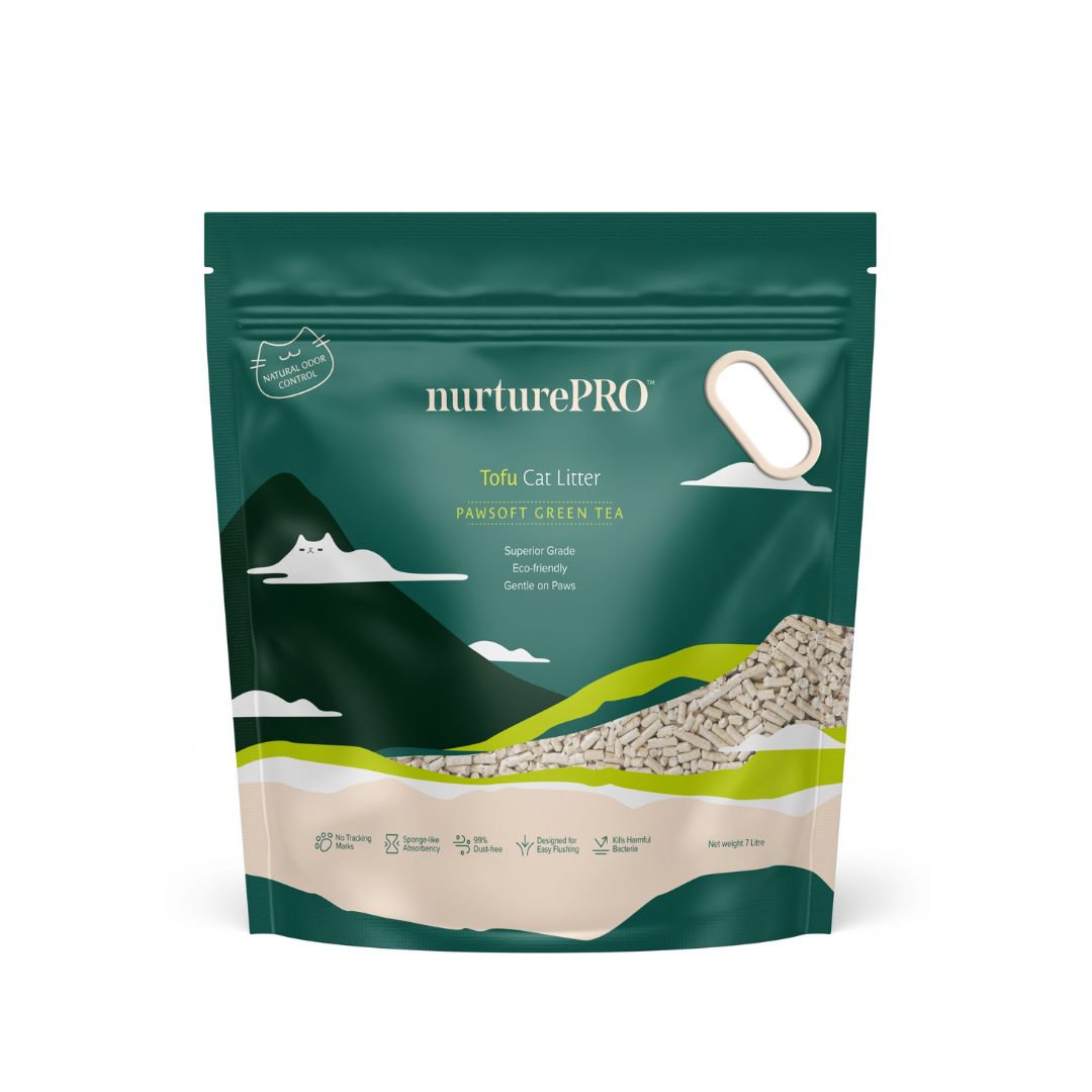 Nurture Pro Pawsoft 7l Tofu Cat Litter Green Tea