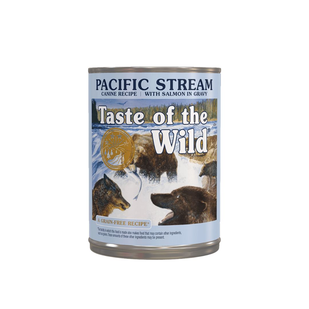 Taste Of The Wild Dog 390g Pacific Stream With Salmon In Gravy Wet Canned Food